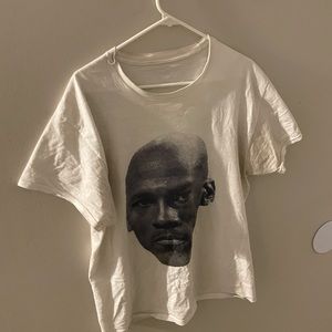 MICHEAL JORDAN HEAD OVERSIZED SHIRT